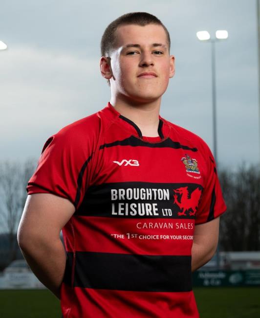 Ethan Lewis playing for Tenby United Youth Ethan Lewis playing for Tenby United Youth